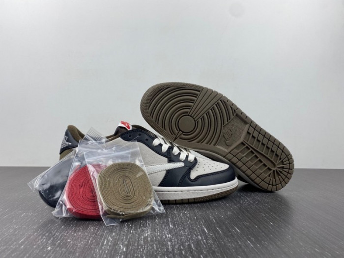 Travis Scott x Air Jordan 1 Low Grey/Brown/Black DM7866-902