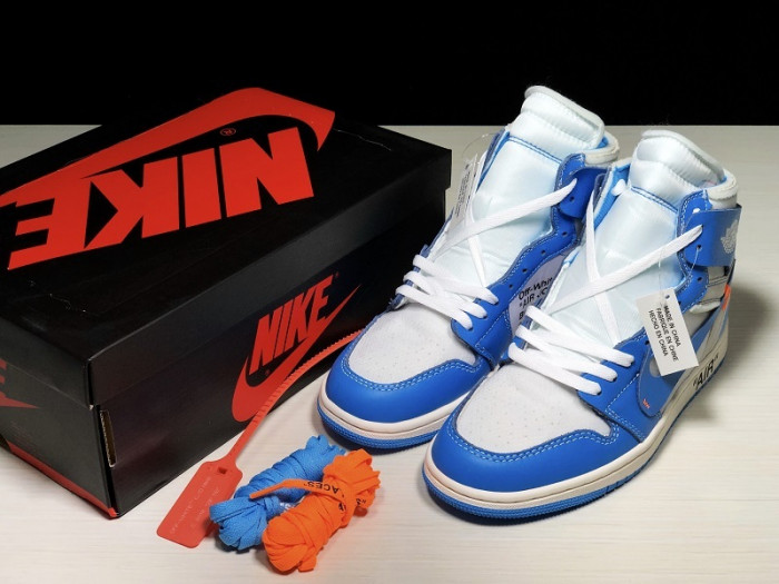 OF x Air Jordan 1 UNC AQ0818-148