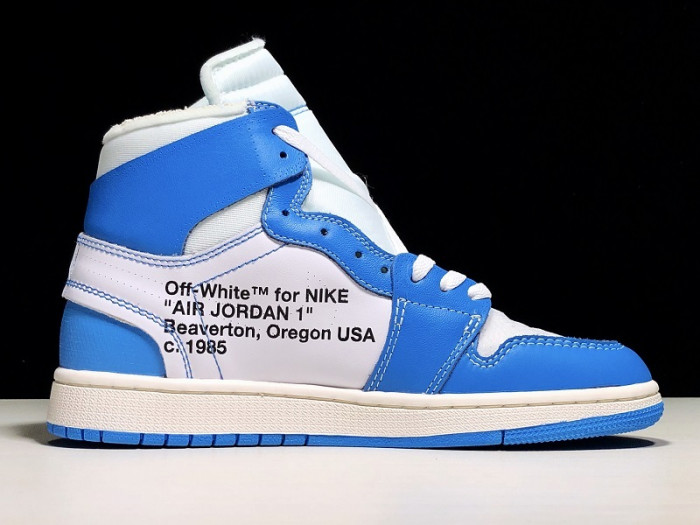 OF x Air Jordan 1 UNC AQ0818-148