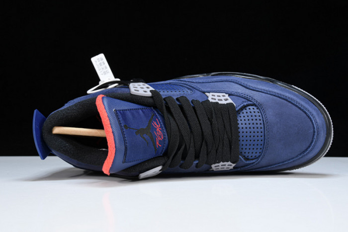 Air Jordan 4 WNTR Loyal Blue Habanero Red Black CQ9597-401