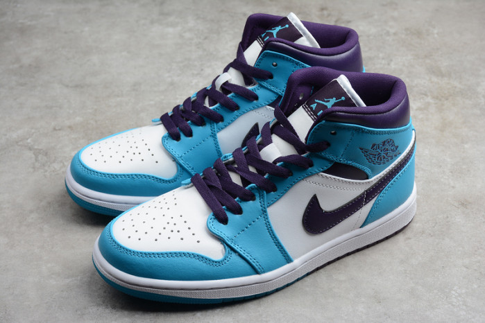 Jordan 1 Mid Hornets  554724-415
