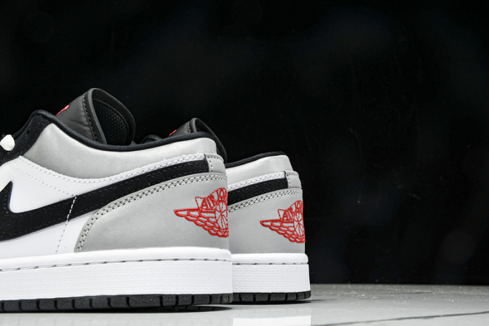 Air Jordan 1 Low SE White Fire Red Black Matte Silver HF3148-106