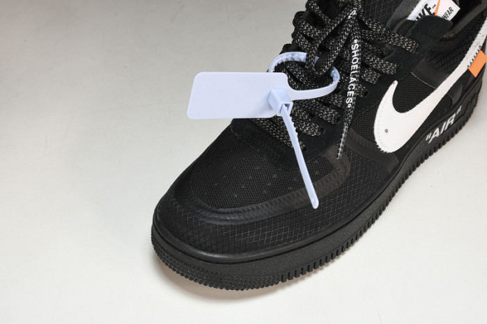 NikeAir Force 1 Low OF Black White AO4606-001