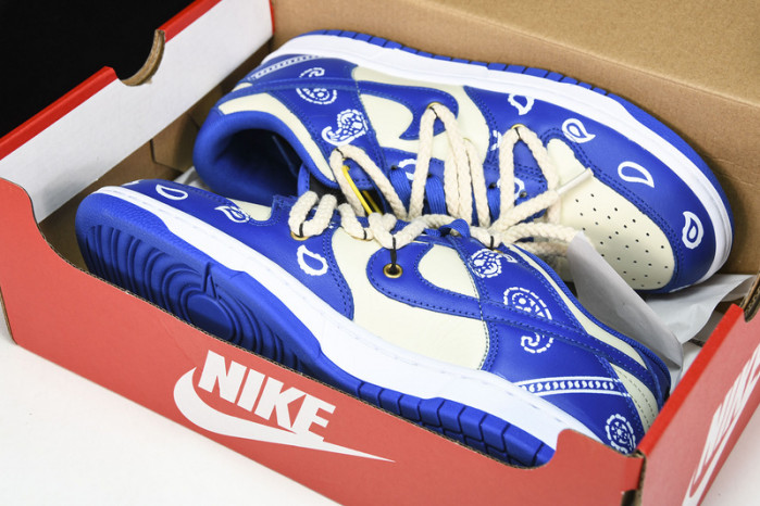 NIKE DUNK LOW RETRO BLACK/YPER COBALTWHTE DD1931-001