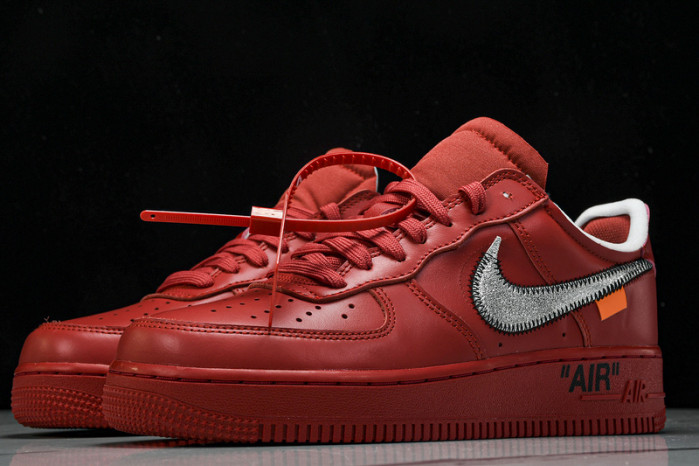 NIKE OF x AIR FORCE 1 LOW RED  AO4297-600