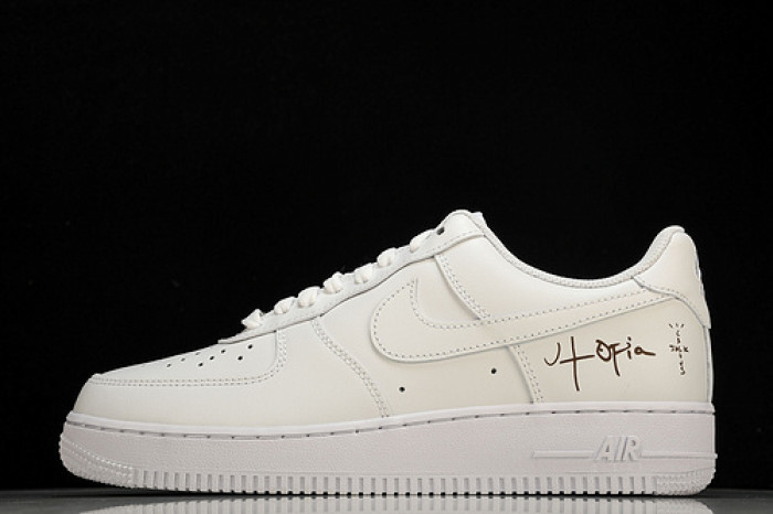 Travis Scott x Nike Air Force 1 '07 'Triple White' CW2288-111