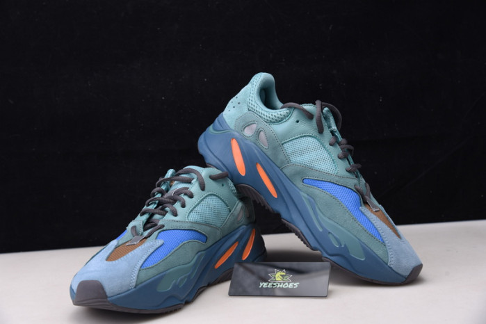 Y**zy boost 700 sea blue orange dark grey gz2002