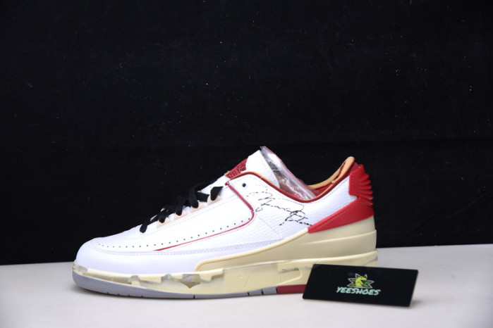 Air Jordan 2 Retro Low SP OF White Red DJ4375-106