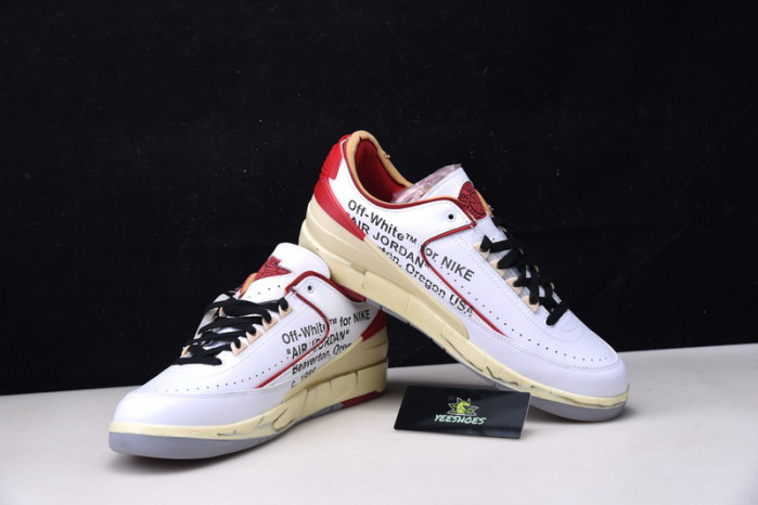 Air Jordan 2 Retro Low SP OF White Red DJ4375-106