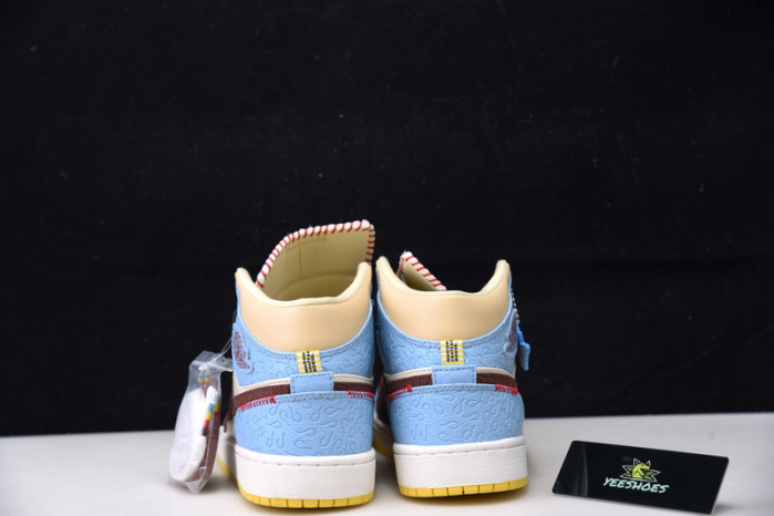 Ma1s0n chateau rouge x air jordan 1 high mid  fearless cu2803-200